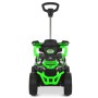 Детский квадроцикл 3в1 M 6275EBLR-5 с родительской ручкой, мотором, аккумулятором, Bluetooth, USB, TF, музыкой и светом — зеленый