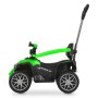 Детский квадроцикл 3в1 M 6275EBLR-5 с родительской ручкой, мотором, аккумулятором, Bluetooth, USB, TF, музыкой и светом — зеленый