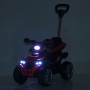 Детский квадроцикл 3в1 M 6275EBLR-8 с родительской ручкой, мотором, аккумулятором, Bluetooth, USB, TF, музыкой и светом — розовый