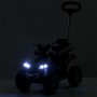 Квадроцикл дитячий M 5782EBLR-11 3в1 з батьківською ручкою, мотором, музикою, світлом і Bluetooth — сірий