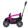 Квадроцикл дитячий M 5782EBLR-9 3в1 з батьківською ручкою, мотором, музикою, світлом і Bluetooth — рожевий