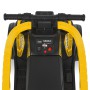 Детский квадроцикл M 6274EBLR-6 3в1 с родительской ручкой, мотором, Bluetooth, музыкой и светом — желтый