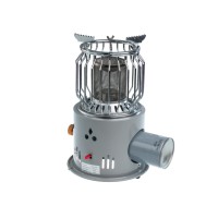 Портативний газовий обігрівач TOZK TK-66 з п’єзопідпалом 2,5 кВт компактний бутановий обігрівач під універсальний газовий балон для відпочинку туризму кемпінгу