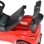 Дитяча каталка-толокар M 4741-3 з ручкою, музикою та світлом — червона
