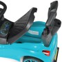 Дитяча каталка-толокар M 4741-4 з ручкою, музикою та світлом — синя