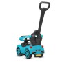 Дитяча каталка-толокар M 4741-4 з ручкою, музикою та світлом — синя