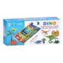 Навчально-ігрова дошка Tree Toys Dino – ігровий пол з кольоровими кільцями, магнітна риболовля (1 вудка, 10 рибок), навчальні цифри та фігурки динозаврів