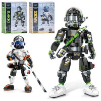 Робот-конструктор W9005-06, 35 см, 2 види — інтерактивна іграшка для дітей