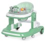 Ходунки дитячі 2в1 EL CAMINO URSA пушер з музикою та світлом, 6 коліс, на батарейці (сірий, зелений, рожевий, білий, бежевий)