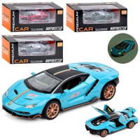 Модель Машини АвтоСвіт AP-2054 — 1:24, метал, інерційний механізм, звук і світло, гумові колеса, двері відчиняються