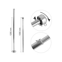 Кронштейн-флюгер 2,2 м для даху — металевий вітровказівник для визначення напрямку вітру, декоративний та функціональний елемент для будинку