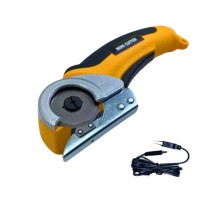 Бездротовий електричний розкрійний ніж 4,2 В – акумуляторний дисковий різак для картону, шкіри та пакувальних матеріалів, універсальний інструмент для дому та майстерні