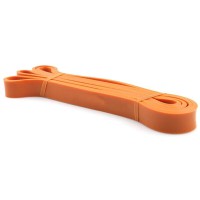 Резинка-эспандер IronMaster для подтягиваний и силовых тренировок, 2,2 см, оранжевая, 208 см – фитнес резинка для кроссфита, растяжки и тренировок дома и в спортзале