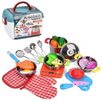 Ігровий Набір Посуду 988-D7 — 23 предмети, у чемодані