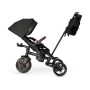 Трехколесный детский велосипед-трансформер Tri-cycle COMFO MAX 8 в 1 черный, складной, прогулочный биговел для детей от 10 месяцев, с стальной рамой, EVA колесами, козырьком и родительской ручкой