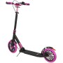 Самокат подростковый Maraton Cardinal розовый двухколесный складной легкий алюминиевый городской для детей от 9 лет с ремнем для переноски спортивный прогулочный