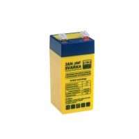 Акумуляторна батарея JANSVARKA 4Ah 4V свинцево-кислотна — компактний герметичний акумулятор для електроніки, аварійного живлення, сигналізацій та побутових пристроїв