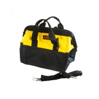 Сумка для інструментів Blyton жовто-чорна, професійна монтажна, органайзер для зберігання та перенесення ручного, електричного та будівельного інструменту, 12 кишень, міцна тканина, сумка для майстра