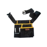 Монтажний пояс для інструментів Blyton 2 кишені, робочий пояс-органайзер для майстра, електрика, будівельника, для ручного та електроінструменту, зручне зберігання витратних матеріалів