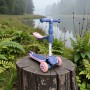 Дитячий самокат Maraton Flex Pink 2 в 1, триколісний, толокар, складаний, PU колеса, заднє ножне гальмо, регульоване сидіння для дітей, прогулянковий самокат