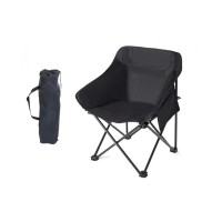 Стілець-крісло складний павук, чорний, для туризму, кемпінгу, відпочинку на природі, компактний, портативний, 45х65х45-69 см