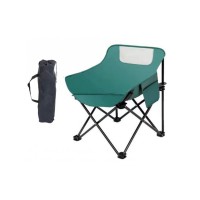 Стілець-крісло складаний "Павук", зелений, 45х65х45-69 см – для туризму, відпочинку на природі, кемпінгу, риболовлі, пікніка