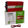 Інвертор Power Inverter 4000W 12V-220V, потужний перетворювач напруги для авто та дому + комплект акумуляторних дротів, USB виходи, захист від перегріву та короткого замикання