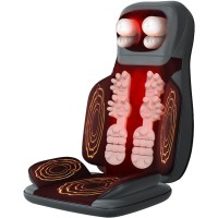 Електричний масажер для спини, шиї та сідниць з підігрівом і вібрацією – універсальна масажна накидка для дому