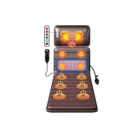 Масажний матрац ZH-09HW3 електричний для спини, шиї та сідниць з підігрівом і вібрацією 25W — масажна накидка для крісла