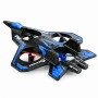 Дитячий радіокерований літак-винищувач KS-198 з 4 пропелерами — безпілотний RTF літак на пульті керування, електричний іграшковий винищувач