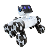 Інтелектуальний робот-собака на колесах H29-4 з пультом, LED-підсвіткою та WiFi камерою – робот-трюкач для дітей