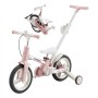 Дитячий двоколісний велосипед-трансформер Strider 6в1 складний, 12 ", біговел, заднє ручне гальмо, рожевий