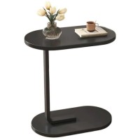 Столик для ноутбука D-03 чорний — приліжковий, кавовий, журнальний, універсальний приставний стіл 45×30×63 см