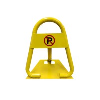 Паркувальний бар’єр з майданчиком, надійний захисний пристрій для резервування паркомісця, посилена металева конструкція, стійкий до навантажень