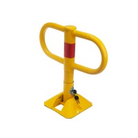 Паркувальний бар’єр із Т-подібним замком – міцна металева конструкція для захисту та резервування паркомісця