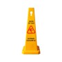 Попереджувальний конус WET FLOOR 67 см сигнальний дорожній знак для заборони паркування, обмеження доступу та позначення небезпечної зони
