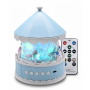 Дитячий нічник-проєктор Карусель LED 21 слайд змінні картинки, з пультом керування, USB, проєктор зоряного неба для дитячої кімнати