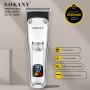 Чоловічий тример Sokany SK-16064 – акумуляторна бездротова машинка для стрижки з 3 насадками, USB-зарядка, 600mAh, компактний та професійний догляд