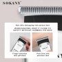 Чоловічий тример Sokany SK-16064 – акумуляторна бездротова машинка для стрижки з 3 насадками, USB-зарядка, 600mAh, компактний та професійний догляд