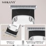 Чоловічий тример Sokany SK-16064 – акумуляторна бездротова машинка для стрижки з 3 насадками, USB-зарядка, 600mAh, компактний та професійний догляд