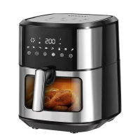 Аерофритюрниця Sokany SK-10042 8.5L 1800W – багатофункціональна мультипіч-аерогриль з великою чашею 8,5 л, технологією швидкої циркуляції гарячого повітря, фритюрниця без олії