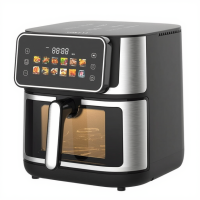 Електричний аерогриль SOKANY SK-10118 2000 Вт, мультипіч, аерофритюрниця 8 л з сенсорним керуванням та 12 програмами – готуйте смачно та швидко