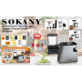 Електрична багатофункціональна м'ясорубка Sokany SK-06038 8-в-1 – потужний кухонний комбайн для швидкого приготування улюблених страв