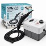 Пароочисник Sokany SK-13082 3500 Вт, 8 насадок, білий, потужний парогенератор для прибирання дому, універсальний пароочисник