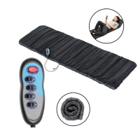 Масажний електронний матрац Sokany TS-5552 із підігрівом – килимок для релаксу, 9 режимів масажу, 4 рівні інтенсивності, пульт керування для дому