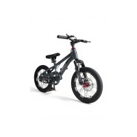 Детский горный велосипед Jianli Pro 16”-QH с амортизацией, надувными резиновыми колесами, стальная рама, для детей от 4 лет (белый, розовый, серый, черный)