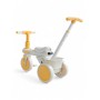Триколісний дитячий велосипед-біговел Tricycle 01 KE5189 з батьківською ручкою, музика та підсвічування, від 1.5 року, пластиковий, легкий, керований (жовтий, рожевий)