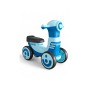 Дитячий толокар Candy 6188 музичний з підсвіткою широкими колесами для малюків від 1 року чотириколісний пластик (білий, блакитний, помаранчевий)