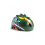 Шолом дитячий захисний Dino Rider CL-KL-02 для велосипеда, самоката, роликів і скейтборду, легкий ударостійкий шолом з вентиляцією та регулюванням розміру (помаранчевий, зелений, темно-зелений)