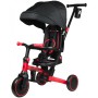 Дитячий біговел велосипед 6в1 Tri-cycle Milano 002, триколісний, від 1 року, трансформер, гумові колеса, сталь, з батьківською ручкою, козирок, міцний, різні кольори